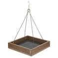 thumbnail image 3 of Kingsyard Recycled Plastic Platform Bird Feeder for Outdoor Hanging, Sturdy & Durable, Brown, 3 of 8
