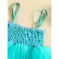 thumbnail image 4 of Bagilaanoe Toddler Baby Girl Party Dress Sleeveless A-line Princess Dresses 6M 12M 18M 24M 3T Kid Summer Patchwork Tulle Skirt, 4 of 8