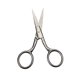 thumbnail image 2 of Tijeras de peluquería profesionales compatibles con el cuidado personal, depilación facial y recorte de cejas, punta recta fina de acero inoxidable Afortunado Sencillez, 2 of 4