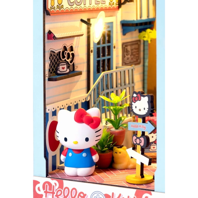 DIY 3D Book Nook Kit - Hello Kitty: Town Square 169pcs - Walmart.com