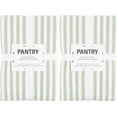 thumbnail image 2 of KAF Home Tiburon Mixed Flat And Wave Terry Set Of 6 Kitchen Towels - Sage, 2 of 5