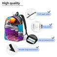 thumbnail image 3 of Kdxio Lizard With Sunglasses Colorful Print Canvas Backpack for School Work Travel Lightweight Unisex Daypack with Laptop Compartment and Adjustable Straps-Small, 3 of 5