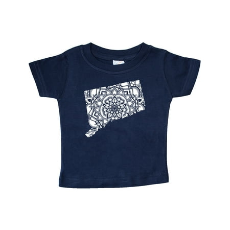 

Inktastic Connecticut Silhouette Mandala Gift Baby Boy or Baby Girl T-Shirt