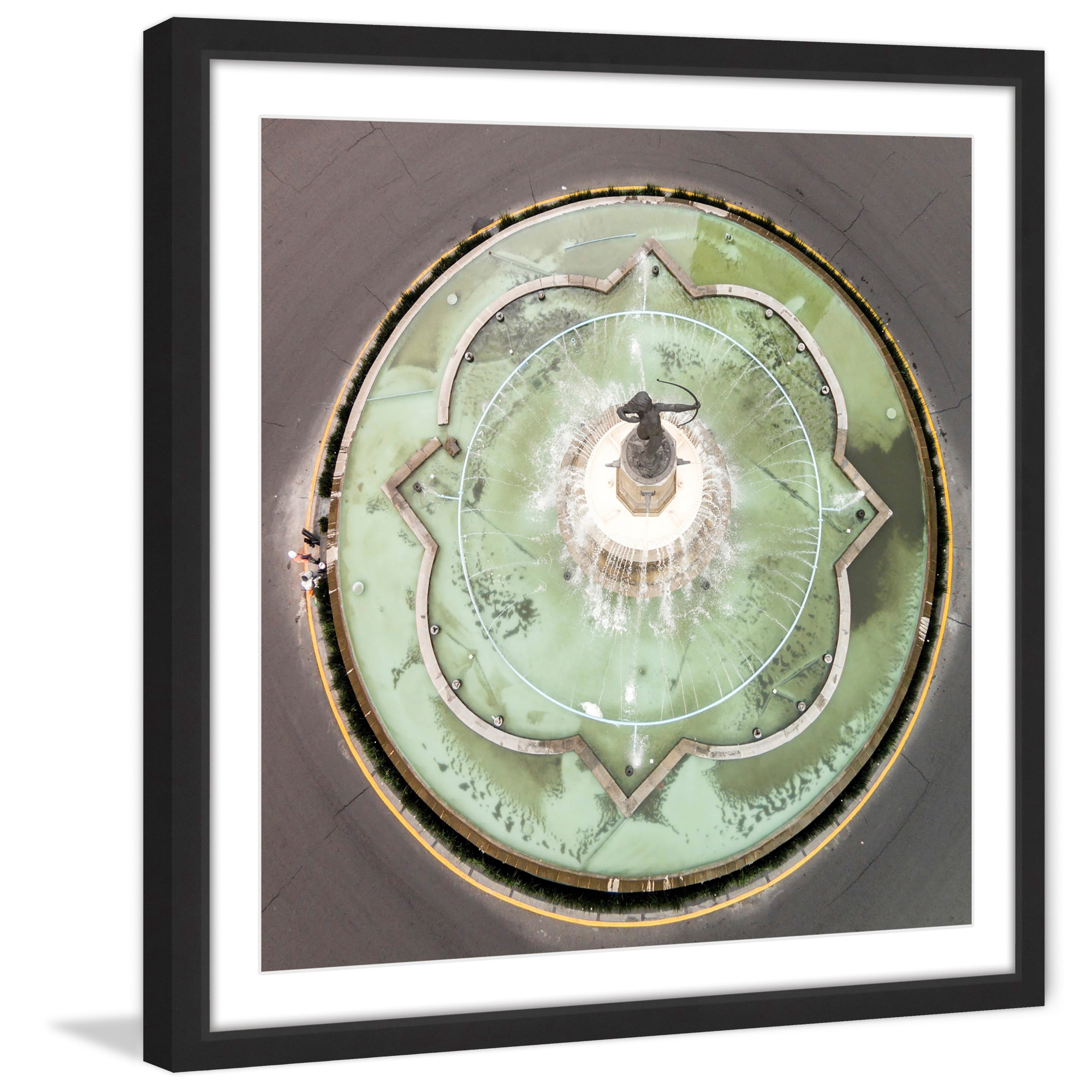 "Archer Statue" Framed Painting Print