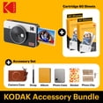thumbnail image 4 of Kodak Mini Shot 2 Retro / Ensemble-Cadeau d'Accessoires / Appareil Photo Instantané Sans Fil Portable et Imprimante Photo, Compatible avec Appareils iOS et Android et Bluetooth, Vraie Photo (2.1x3.4) Technologie 4Pass - Blanc, 4 of 15