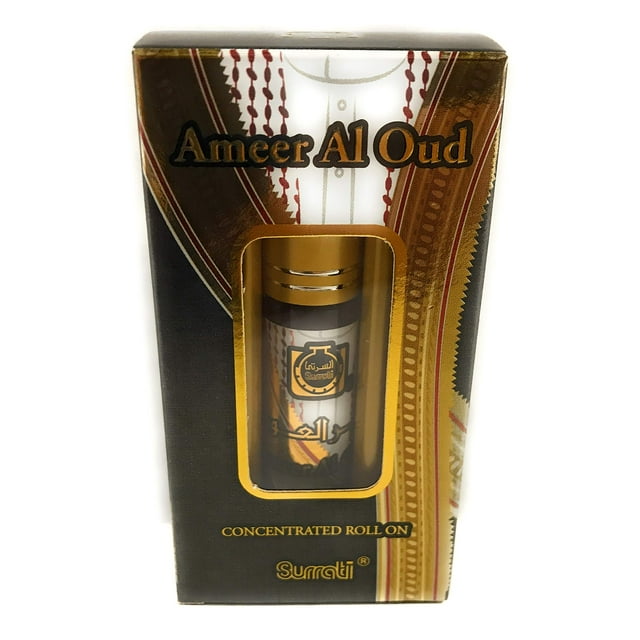 Rollo de aceite de perfume concentrado Ameer Al Oud de Surrati, 6 ml