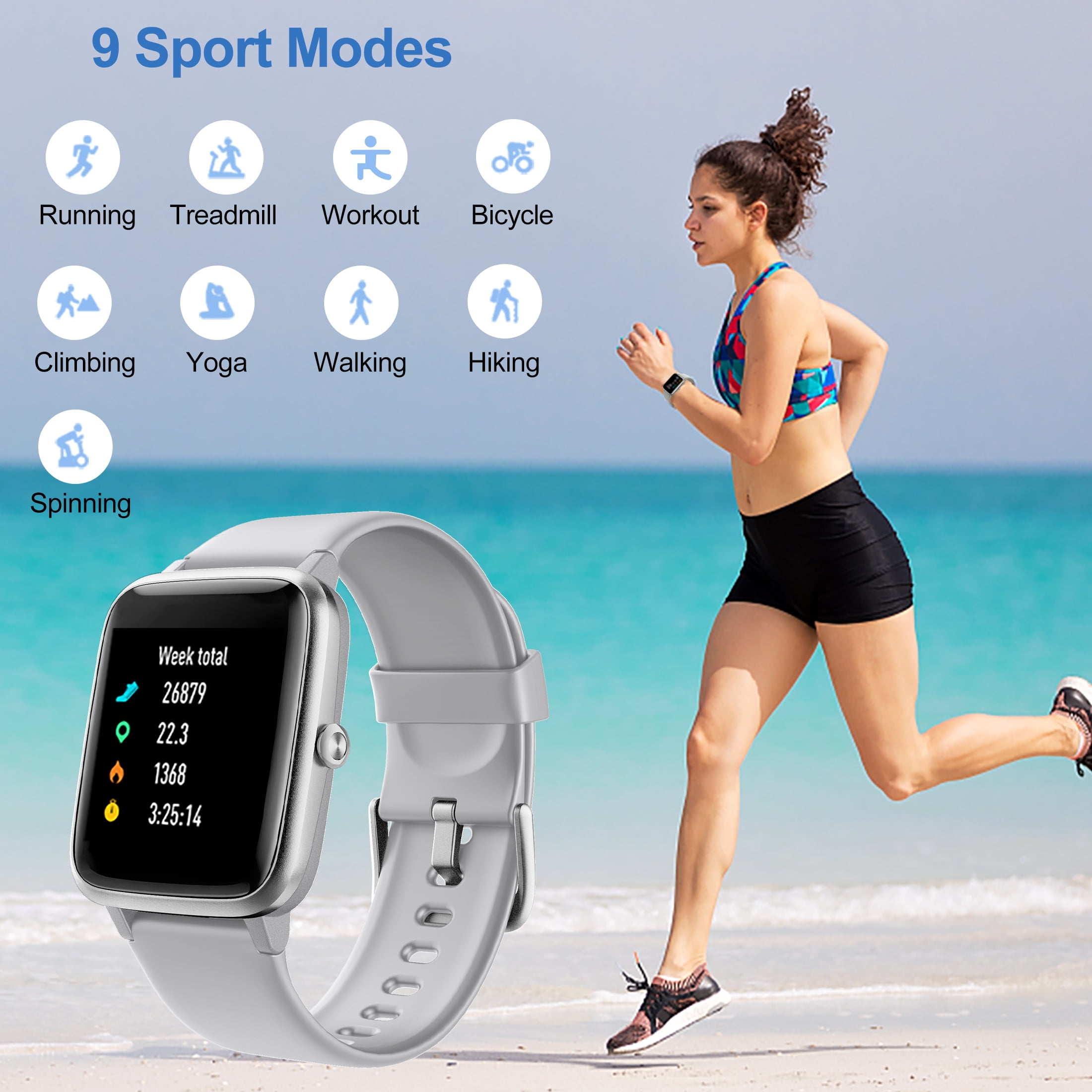 Yamay smartwatch whatsapp new arrivals