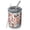 Colorful Mushroom Plant, variant on 12oz Coffee Tumblers Red Mushroom Flower White Pattern Stainless Steel Vacuum Insulated Travel Tumbler Coffee Cups Mug with Lid and Straw with Cleaning Brush for Cold & Hot Drinks