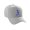 Light Grey, variant on Structured Baseball Hat Curved Visor Old English Font, Light Grey Hat Royal D