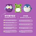 thumbnail image 6 of Crochet Kit - Crochet Kit for Beginners Kids,Crochet for Beginners,Knitting kit,Crochet Hook,Beginner Crochet kit for Adults,Knitting kit for Beginners Adult (Frog, OWL and Penguin - 3 Units), 6 of 8