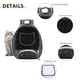 thumbnail image 2 of Mochila para gatos Mochila de viaje con diseño de apertura frontal para uso en exteriores (negro), 2 of 5