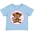 thumbnail image 3 of Inktastic Monkey Girl Girls Toddler T-Shirt, 3 of 5
