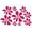 Hot Pink, variant on Girl's Wall Sticker Flower Decals 9Pc Large Floral Decor White