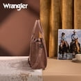 thumbnail image 5 of Montana West Wrangler Aztec Tote Bag for Women Western Shoulder Purse Stylish Top Handle Handbag, Dark Pink, 5 of 7