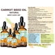 thumbnail image 3 of Aceite de Semilla de Zanahoria Botanical Beauty Natural Prensado en Frío Kosher para Cuidado de la P, 3 of 9