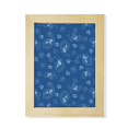 thumbnail image 1 of Patron cielo azul noche Dot tradicional Escritorio de madera Arte Pintura 6x8 pulgadas marco de foto foto, 1 of 4
