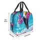 thumbnail image 3 of Easygdp Tropical Flamingo Summer Bolsa Térmica Premium - Tela Oxford Impermeable, Gran Capacidad, Bolsillo Frontal, Unisex para Trabajo, Escuela, Actividades al Aire Libre y Picnics, 3 of 7