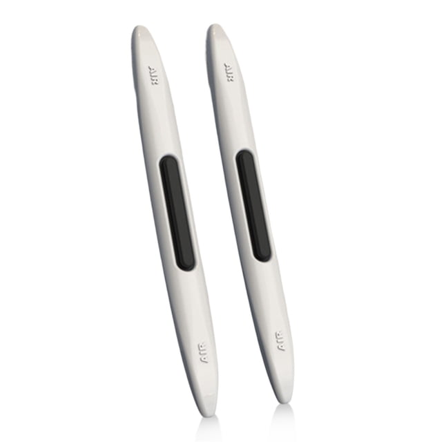 Protector de marco de puerta de coche 2 piezas GM Protector de esquina de cuerpo Protector de choque Protector estático pegatina antifricción piezas de camión SUV Blanco Yuarrent VI001724-02B