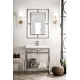 thumbnail image 7 of James Martin Furniture  31.5 in. Boston Stainless Steel Sink Console with White Glossy Resin Countertop, Brushed Nickel, 7 of 7