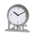 thumbnail image 2 of Carta de amor romántica Reloj de mesa Adorno sin tictac Barrido silencioso y suave Gris, 2 of 9