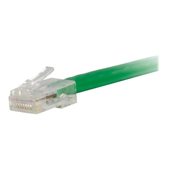 C2G 15ft Cat6 Non-Booted Unshielded (UTP) Ethernet Network Patch Cable - Green - patch cable - 15 ft - green