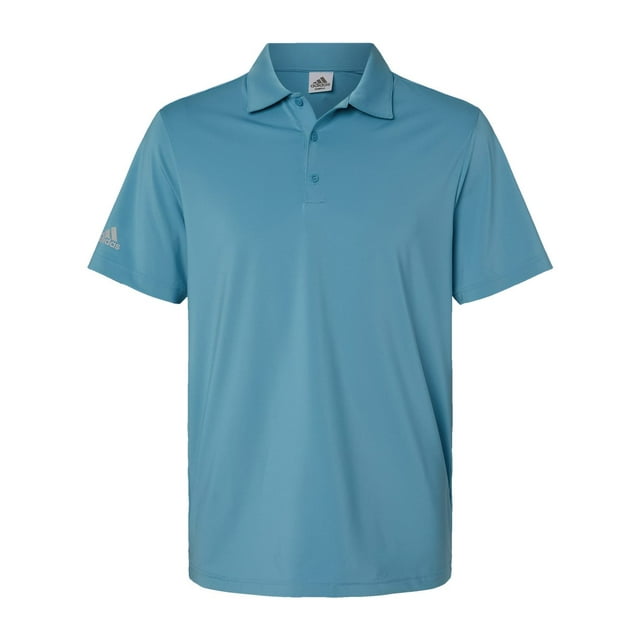 Adidas Mens Ultimate Solid Polo, 3XL, Hazy Blue