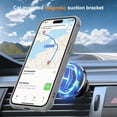 thumbnail image 4 of Compatible with iPhone 15 Pro Max Case with Invisible  O-Ring Stand -Grade Translucent Case for iPhone 15 ProMax 6.7" [Compatible with MagSafe][Great Grip Feeling],Titanium Grey, 4 of 18