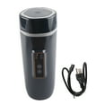 thumbnail image 1 of Portable Electric Water Kettle Intelligent Digital Display Electric Water Kettle Adjustable Temperature Travel Water Kettle US Plug 110V Dark Blue, 1 of 16