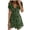 Green, variant on Women’s Casual Dress for Everyday Wear Modern Leopard Print Wrap Midi Dress for Party and Club Lightweight Lightweight Red XL
