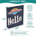 thumbnail image 3 of FORMRS 3 Ring Binder 1.5 inch with Pockets Clip Board 200 Sheets Capacity, Colorful UFO, 3 of 8
