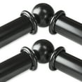 thumbnail image 3 of Ingo 13/16" Double Bay Window curtain rod Adjustable 20"-36", 38"-72" - Black,(ABay-89-2D), 3 of 4