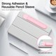 thumbnail image 3 of Soporte de lápiz capacitivo universal MoKo de silicona para Apple Pencil, color rosa, 3 of 8