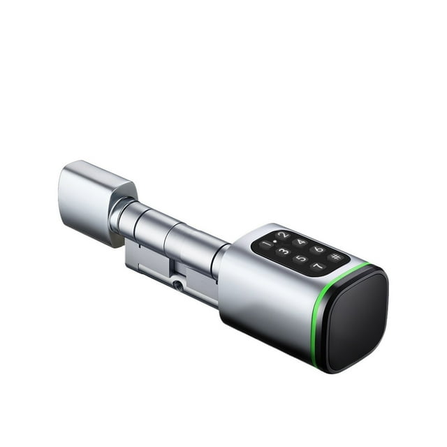 Smart Electronic Door Lock Cylinder Core Fingerprint Keys Pincode Card Unlock Supports for Hotel