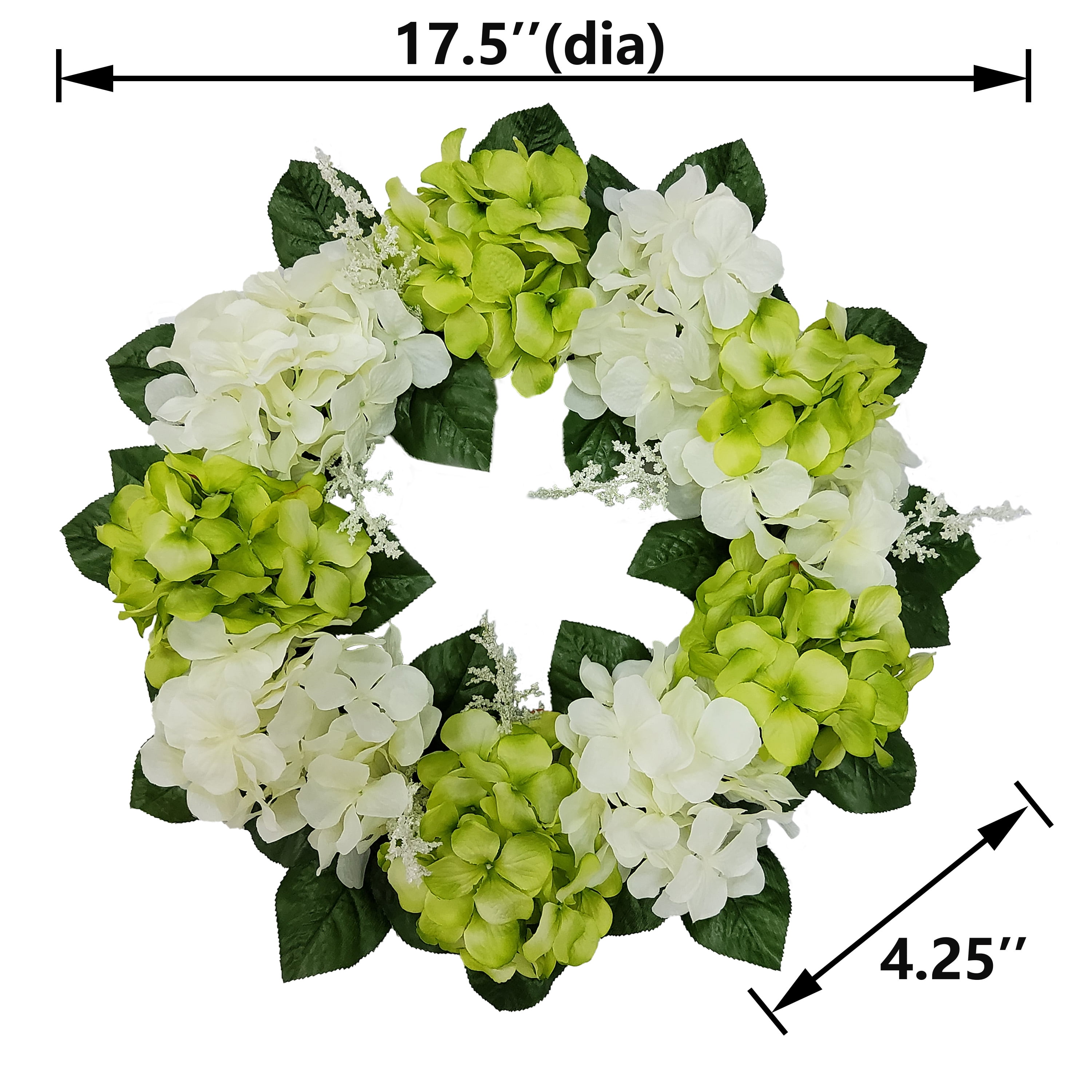 GN HYDRANGEA WREATH