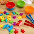 thumbnail image 3 of 1 Set Animal Counting Toys Cognitive Toys Marine Animal Toys Color Matching Toys Sorting Game For Toddlers, 3 of 4