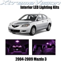 XtremeVision Interior LED for Mazda 3 MS3 2004-2009 10 pcs Pink Interior LED Kit   Installation Tool