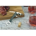 thumbnail image 4 of Mainstays Stainless Steel and Plastic Waiter's Corkscrew Bottle Opener, Black, 4 of 8