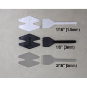 Spin Doctor Tile Leveling System 500 Base Plates Spacers: 1/16, 1/8, 3/16, 1/32 Inch