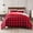 Red, variant on Serta Simply Clean Alex Buffalo Check Plaid 7-Piece Bedding Set, King