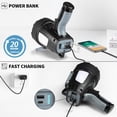 thumbnail image 3 of Linterna recargable con foco crazybrace W5224 1,000,000lm, 3 of 9