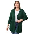thumbnail image 2 of Daystry Women Casual Lightweight Cardigan Cover Up Open Front Breezy Long Sleeve Summer Blouses, 2 of 12