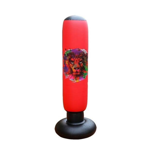 ERK 1Pcs Inflatable Punching For Adults And Kids With Stand Base Heavy Duty Training For Fitness Boxing MMA