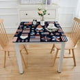 thumbnail image 3 of nygtbtfer Rectangle Dining Table Cloths, Tablecloth American Star Flag Tables Cover for Kitchen Dinner Indoor Outdoor Holiday Party Decor, 3 of 7