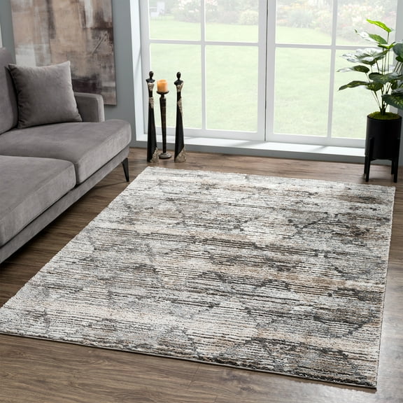 United Weavers Edinson Ines Contemporary Geometric Accent Rug, Multi, 1'10" x 3'
