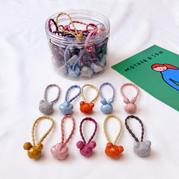 10/20/24 unids/set niñas lindas flores de dibujos animados Scrunchies bandas de goma niños encantadoras bandas elásticas para el cabello accesorios para el cabello para niños Tan Jianjun unisex