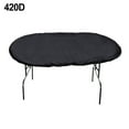 thumbnail image 1 of Mosiee For Oval Shaped Poker Game Table Cover Protection With Foldable Design, 1 of 9