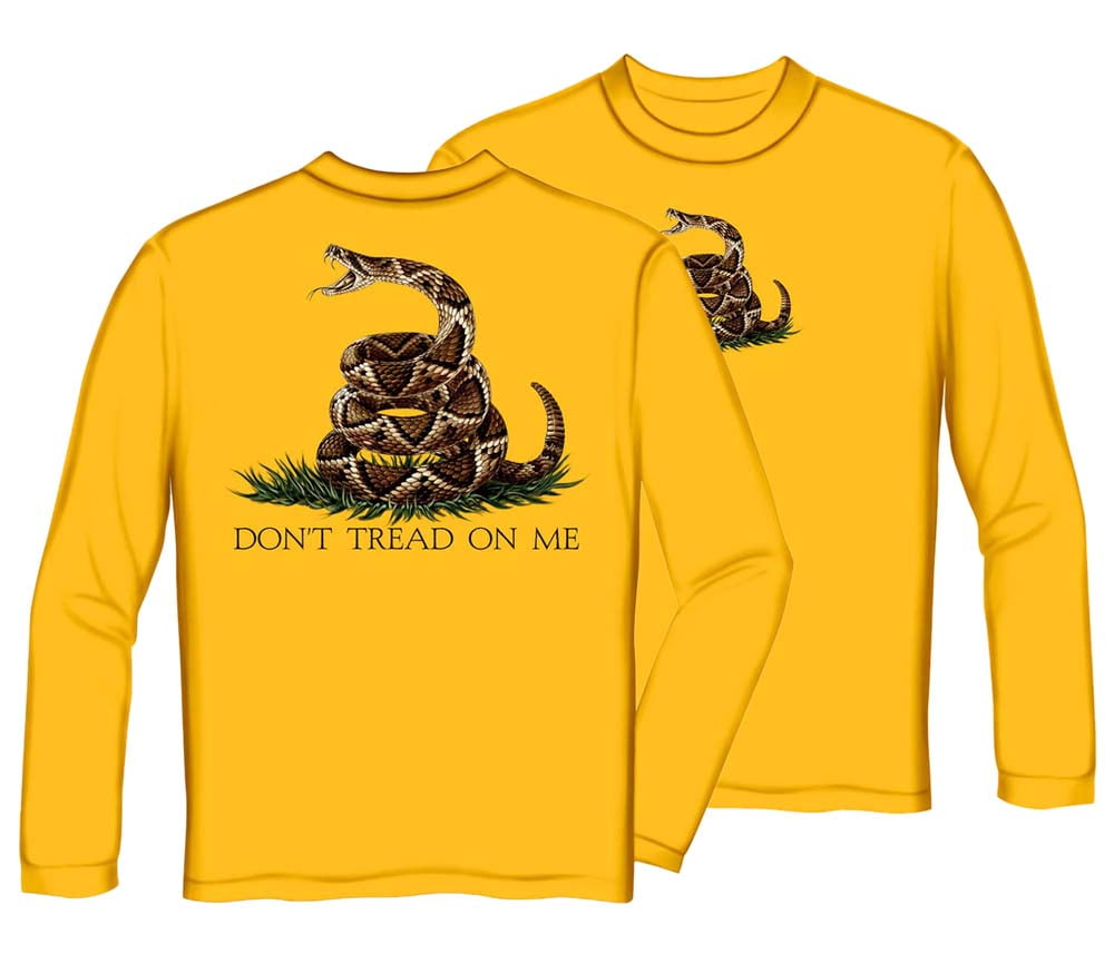 Dont Tread On Me Mens Long Sleeve Crew Neck Pullover Black Dont Tread On Me Mens Long Sleeve Crew Neck Pullover Black