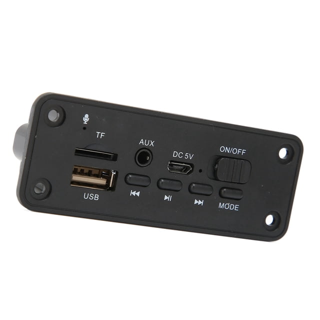 Decodificador MP3 Decodificación Tablero 2 X 3W Multifuncional 5.0 Módulo Reproductor Para Reproductor De MP3 Negro