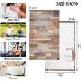 thumbnail image 2 of Coolnut Wooden Floor Towels Set of 2, Super Soft Absorbent Hand Towel Cotton Bath Towels for Bathroom Hotel Kitchen Spa Gym 16 X 28 Inches Wash cloth, 2 of 7