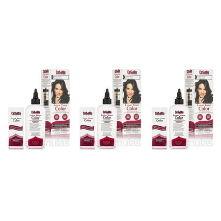 CoSaMo - Love Your Color Non-Permanent Hair Color 765 Medium Brown - 3 Oz (Pack of
